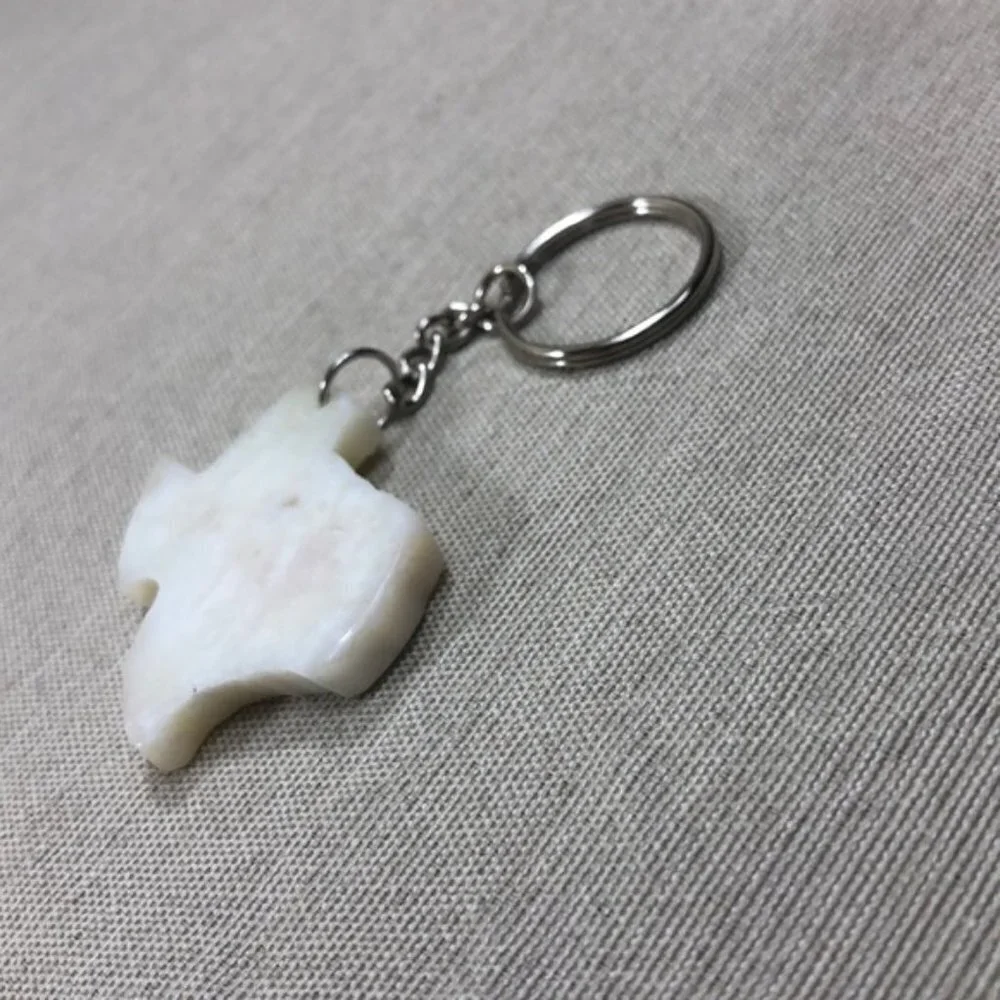 Handcrafted Texas Rock Keychain